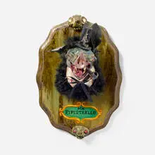 Elizabeth McGrath, Mr. Pipistrello, mixed media and acrylic on wood