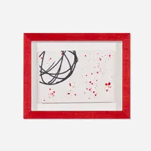 Untitled by Futura 2000, acrylic and ink on canvasboard, sold Oct 2025