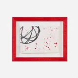 Futura 2000, Untitled, acrylic and ink on canvasboard