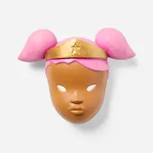 Hebru Brantley, Golden Girl, 2016, acrylic on cast resin
