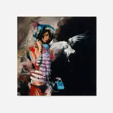 Ian Francis, Untitled, 2012, oil and mixed media on panel