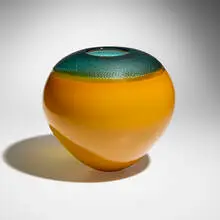 Sonja Blomdahl, Untitled B1602, 2002, hand-blown incalmo glass with partial battuto surface
