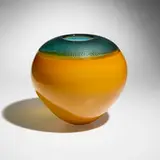 Sonja Blomdahl, Untitled B1602, 2002, hand-blown incalmo glass with partial battuto surface