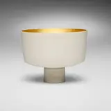Carolyn Chester, Footed vessel, gilt porcelain