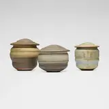 Karen Karnes, Collection of three covered vessels
