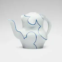 Sam Chung, Clouds teapot, c. 2020, glazed porcelain