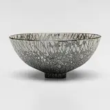 James Lovera, Footed bowl, glazed earthenware