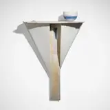 Paula Winokur, Table with Bowl: Series II, 1987, porcelain