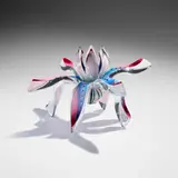 John Littleton and Kate Vogel, Aqua Flora, 1986, cut, assembled, and polished hand-blown glass