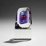 Harvey Littleton, Cut Form, 1986, hand-blown, cut and polished glass