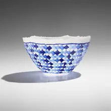 Etsuko Nishi, Lace Vessel, 1990, pâte de verre