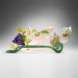 Ginny Ruffner, Striped Good Luck Charm, 1992, lampworked and painted glass