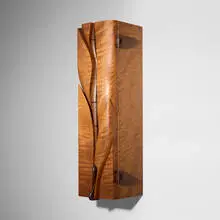 Charles B. Cobb, Wall-mounting jewelry box, 1985, shedua, wenge