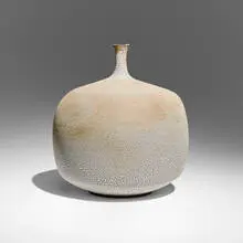 Kevin Nguyen, Vase, 2006, white crackle-glazed Black Mountain stoneware