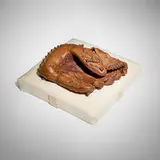 Richard Scott Newman, Untitled (Baseball Glove), glazed earthenware, fabric base