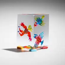 Czeslaw Zuber, Untitled, 2008, cut, sandblasted and enameled glass