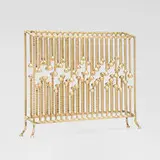 Douglas Ihlenfeld, Luminous Screen, 2025, brass-coated steel, lacquer
