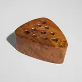 Pen holder by Mira Nakashima, 1997, American black walnut, sold Apr 2026