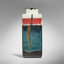 Albert Green, Tall vase, glazed stoneware
