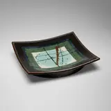 Albert Green, Wall-hanging plate, glazed stoneware