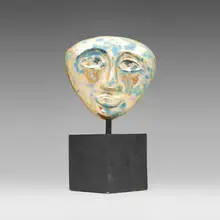 Mask by Beatrice Wood, lustre-glazed earthenware, sold Apr 2026