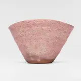 Beatrice Wood, Folded vase, c. 1980, volcanic-glazed earthenware