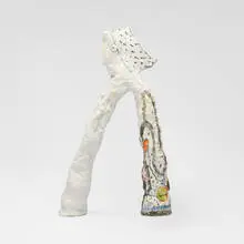 Fabienne Withofs, Untitled, 2013, glazed, painted and transfer-printed porcelain