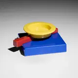 María Sánchez, Squash ashtray, 1985, glazed porcelain