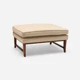 Edward Wormley, Bench, model 5765, c. 1957, upholstery, walnut