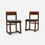Pierre Jeanneret, Chairs from Punjab University, Chandigarh, pair