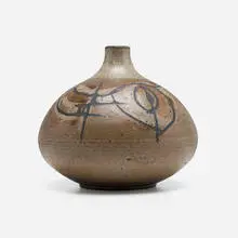 Clyde Burt, Vase, c. 1965, glazed stoneware