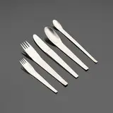 Flatware service by Carl Auböck II and Carl Auböck III, 1956-57, stainless steel, sold May 2026