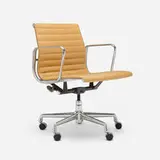 Aluminum Group office chair by Charles and Ray Eames, aluminum, leather, sold May 2026