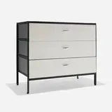 Steelframe cabinet, model 4012 by George Nelson & Associates, lacquered wood, enameled steel. aluminum, laminate, sold May 2026