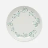 Hella Jongerius, Embroidered Flower plate, 2000, porcelain, thread