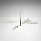 David Weeks, Torroja Cross chandelier, model 425, c. 2009, enameled aluminum, chrome-plated steel