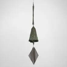 Paolo Soleri, Windbell, c. 1975, patinated bronze, copper