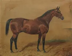 George Paice, Palaver Racehorse, oil on canvas