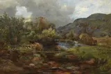 James Faed Jnr, Rough Shooting in the Trossachs, oil on canvas