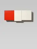 Weiß-Weiß-Rot by Imi Knoebel, 1990, Acryl auf Holz, sold Dec 2016