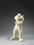 Hans Schmitz, Abwehr, Um 1925, Gips, altweiß gefasst