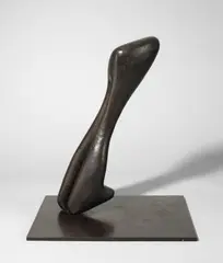 Schräger Torso by Bernhard Heiliger, 1953, Bronze mit dunkelbrauner Patina. Höhe: 53 cm (20 ⅞ in.), sold May 2014