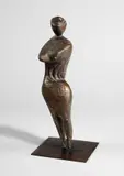 Bernhard Heiliger, Beschwingte Figur, 1956, Bronze mit brauner Patina. Höhe: 39 cm (15 ⅜ in.)