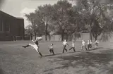 Alfred Eisenstaedt, Drum major for the University of Michigan marching band
