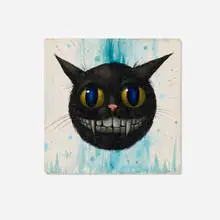 Jeff Soto, Black Cat, 2007, acrylic on panel