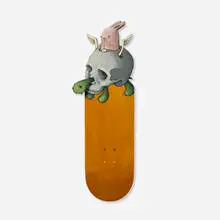 Jeremy Fish, Silly Pink, 2005, acrylic and varnish on wood