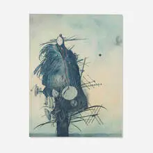 João Ruas, Kaguyahime, 2011, pastel, watercolor and acrylic on paper