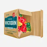 Leon Keer, Like Candy (Vicodin), 2018, acrylic on panel