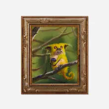Matt Dangler, The European Yellow Jelly Smuggler, 2008, oil on board