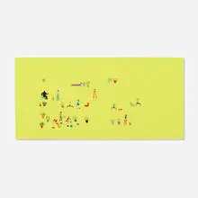 Megan Whitmarsh, The Life of Yeti, c. 2005, embroidery on canvas